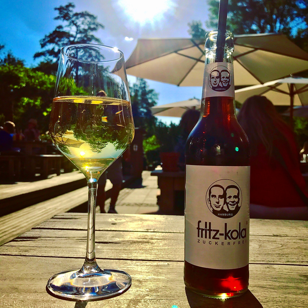 Edles Biergarten Ambiente in der Auermühle