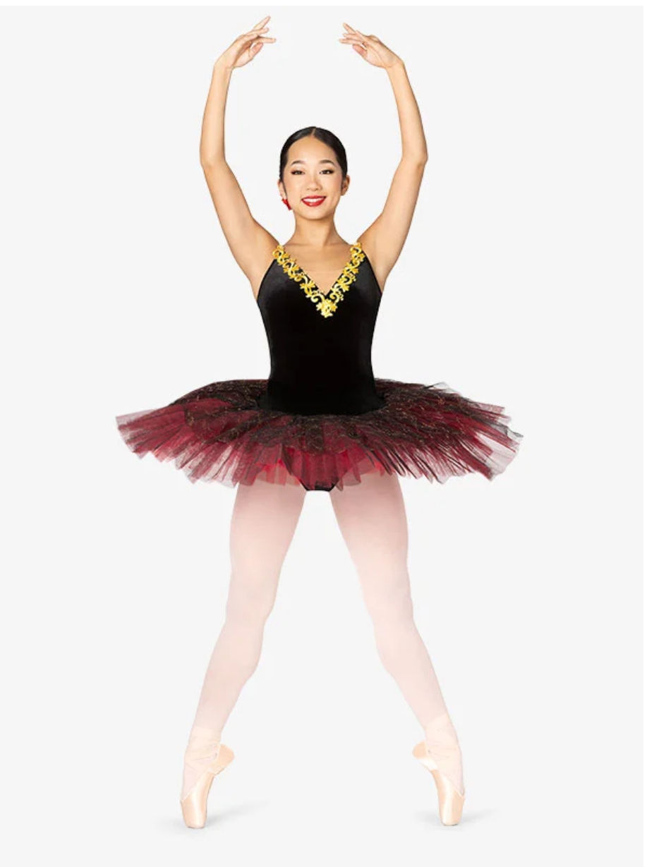 Rental: Velvet Ember Platter Tutu Dress