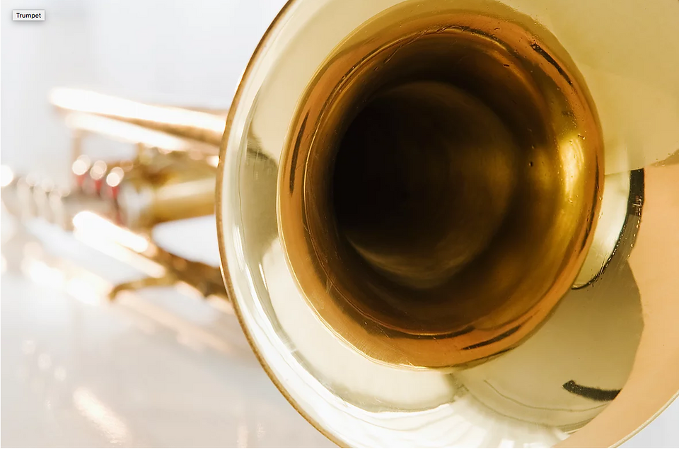 ...do not sound a trumpet...