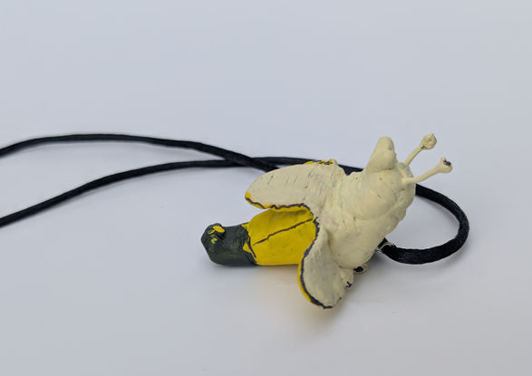 Banana Slug Necklace. I know, soooo orignal. I do like how this one turned out.