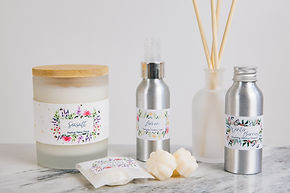 subscription boxes, room spray, vegan friendly reed diffusers, soy wax candles, long lasting wax melts.