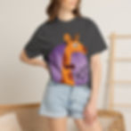 Thumbnail: Giraffe Bowtie Illustration T-shirt | Cartoon Animal Graphic