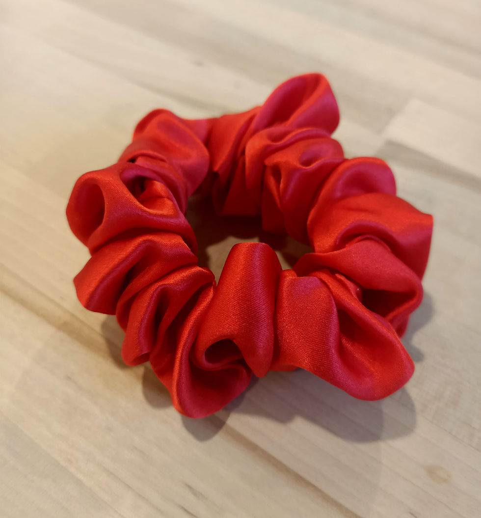 Thumbnail: BlissSilk Thick Silk Scrunchies / Silk Hair Ties
