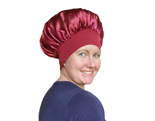 Head Satin Night Cap For Curly Hair Satin Lined Best Night Caps