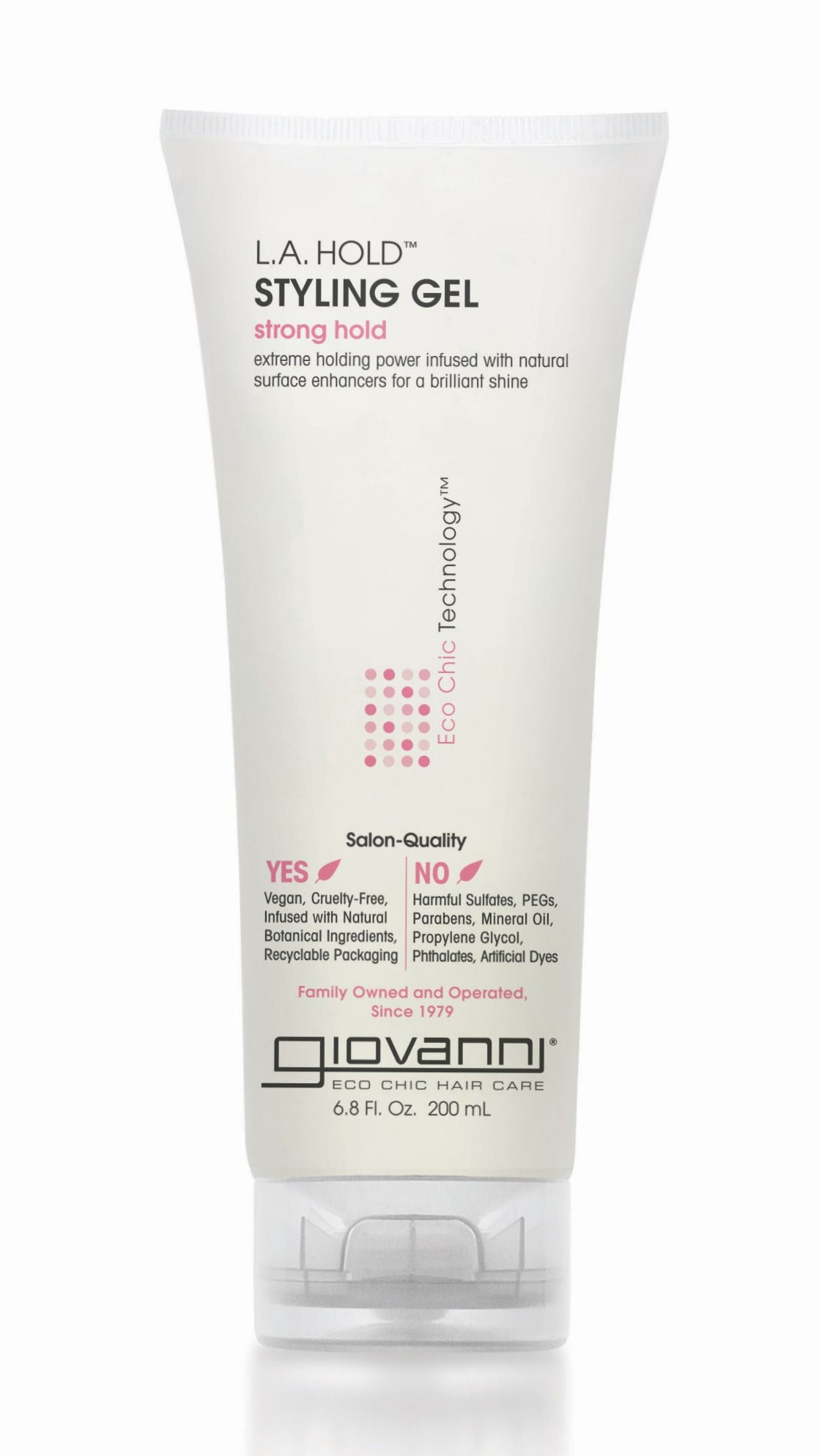 Giovanni LA Natural Hair Gel / Curl Gel in a clear tube