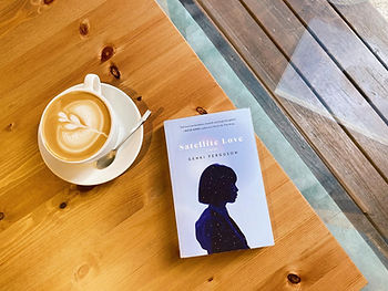 a book and coffee
