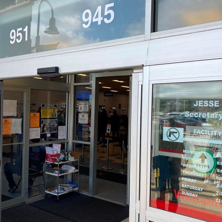 The Juxtaposition Between the DMV & Vaccine Distribution Site