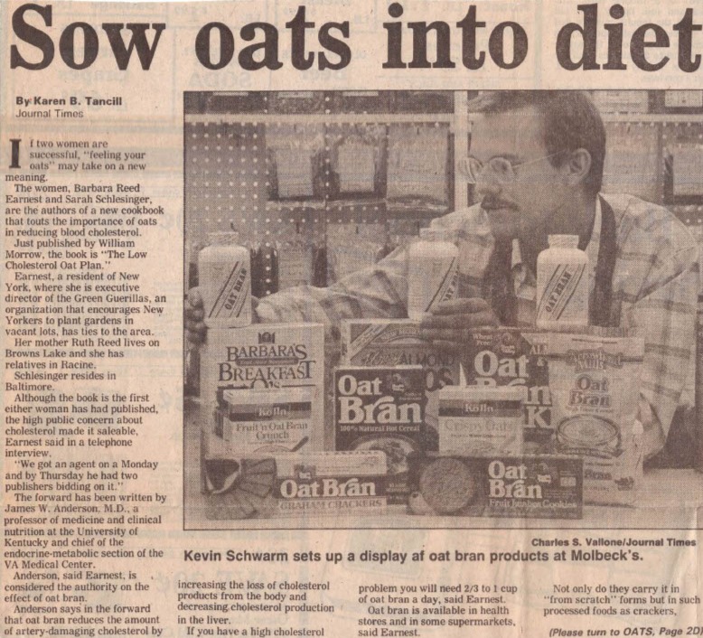 Oat Bran Craze From Many Years Ago...