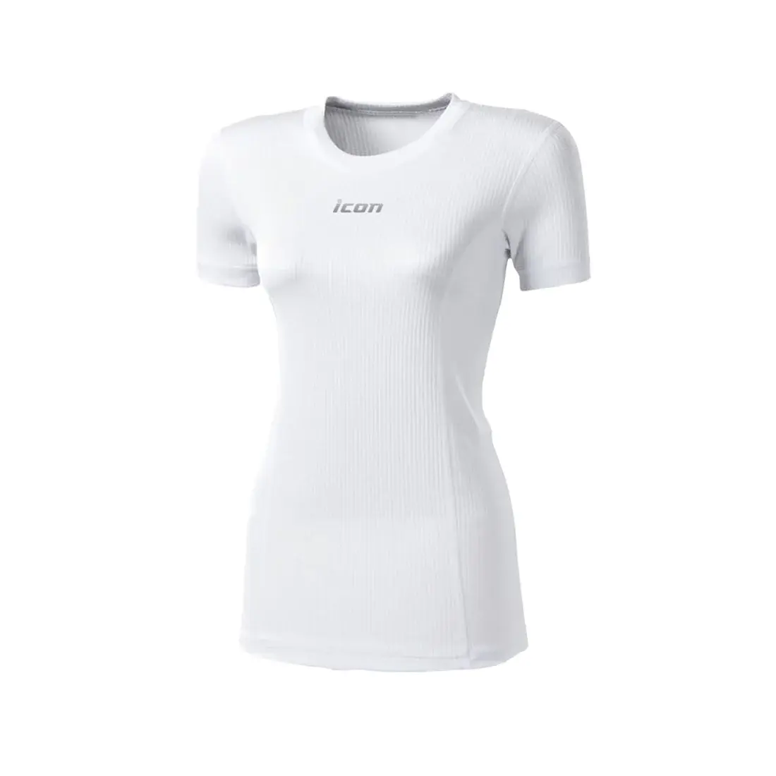 White Womens short sleeve base layer