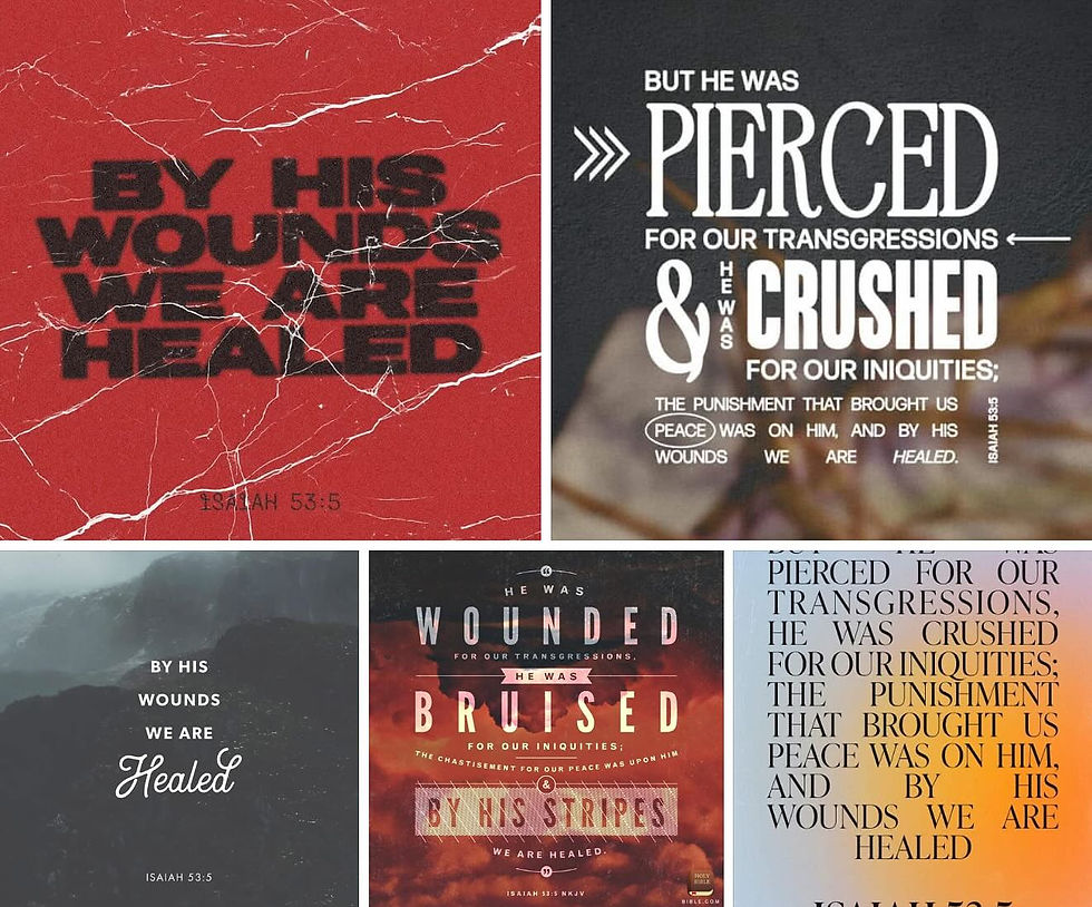 Jesus Paid For Your Healing