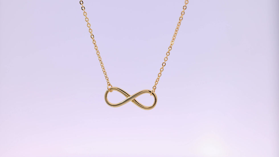 Thumbnail: Infinity Sterling Silver Pendant Necklace