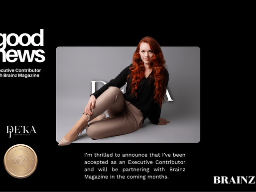 DjE'KA Partners with Brainz Magazine as an Executive Contributor