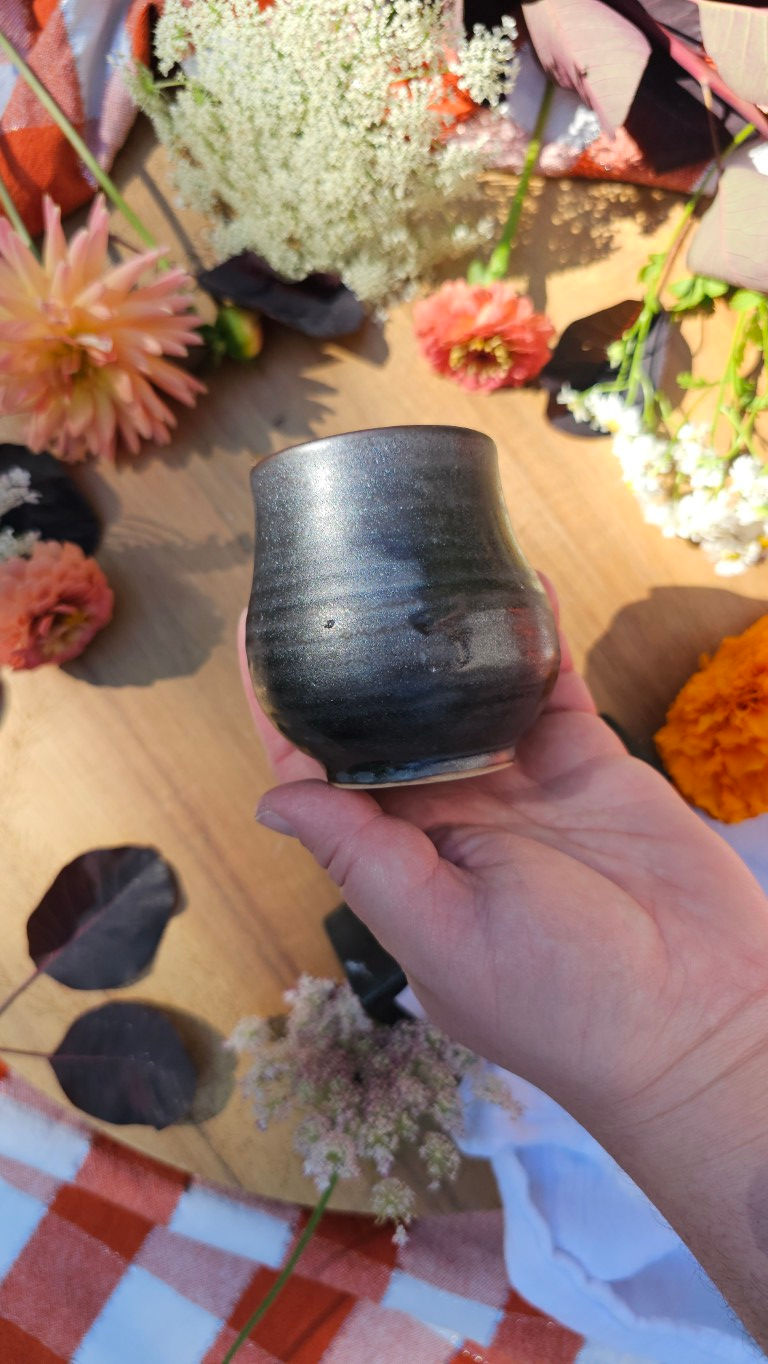 Thumbnail: Little Black Glazed Fairness Pitcher #2475