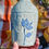 Thumbnail: Blue and White Bottle with Carved Top #2030