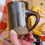 Thumbnail: Groggy Stoneware Mug with Chocolate Brown Glaze #2070