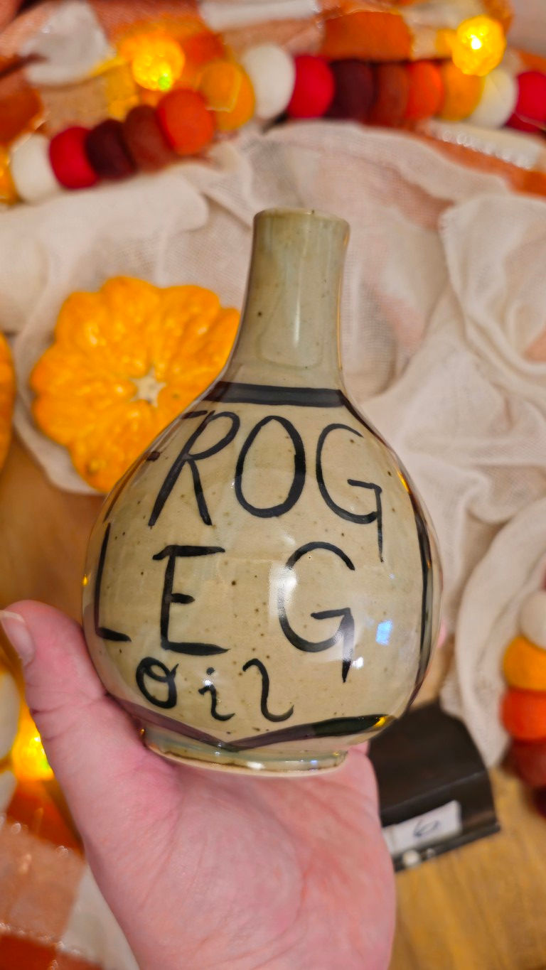 Thumbnail: Frog Leg Oil Halloween Decor Ingredient Bottle #2306
