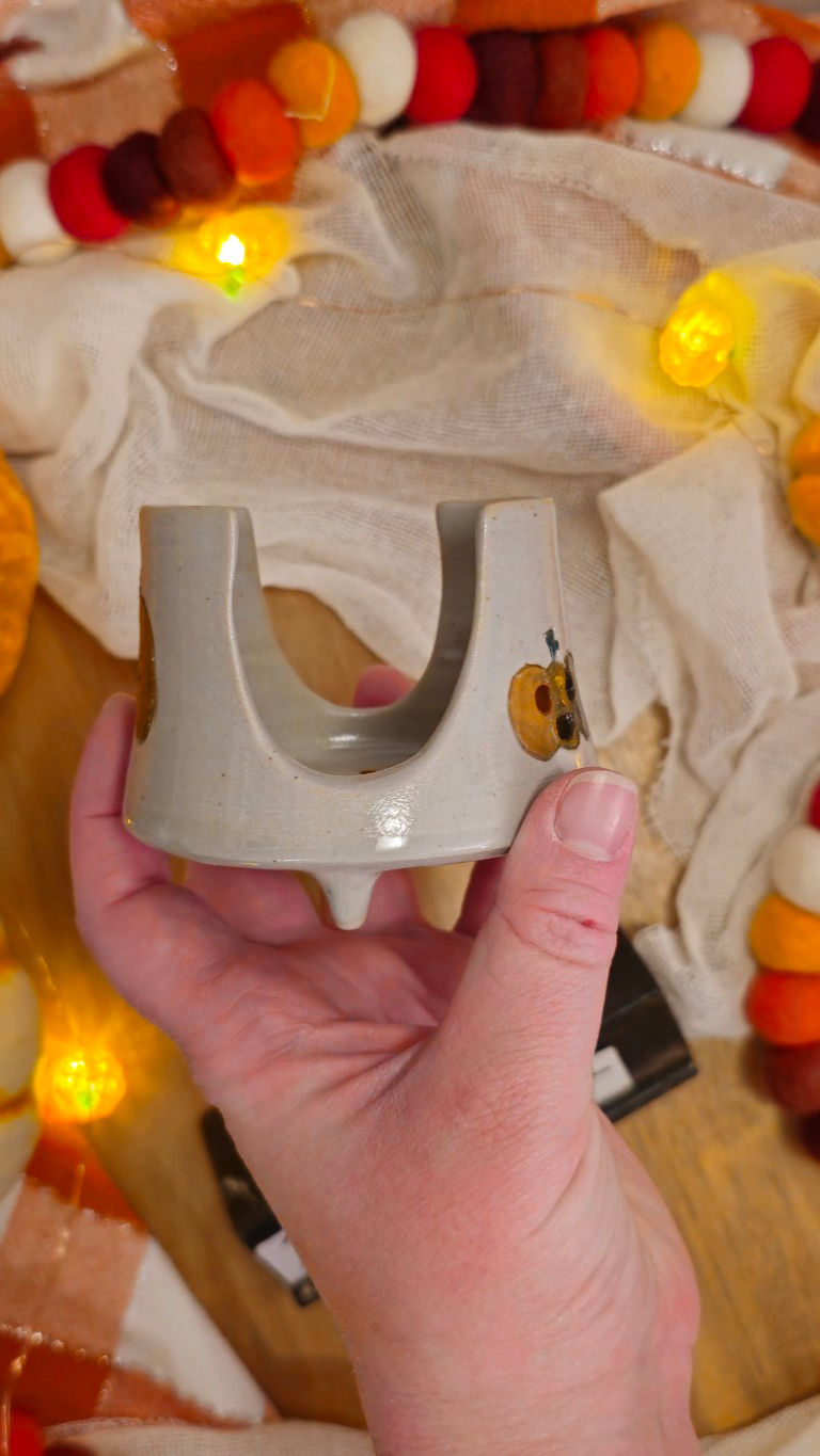Thumbnail: Jack O'Lantern Painted Spongeholder #2277