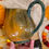 Thumbnail: Orange Pumpkin Pitcher with Green Inside #2295