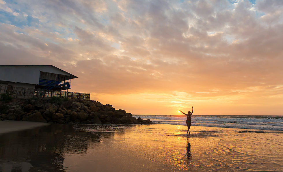 Sunset en The Sea By Palmazul