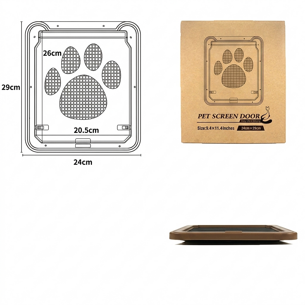 Thumbnail: Creative Pet Door with Scratch-Resistant Design