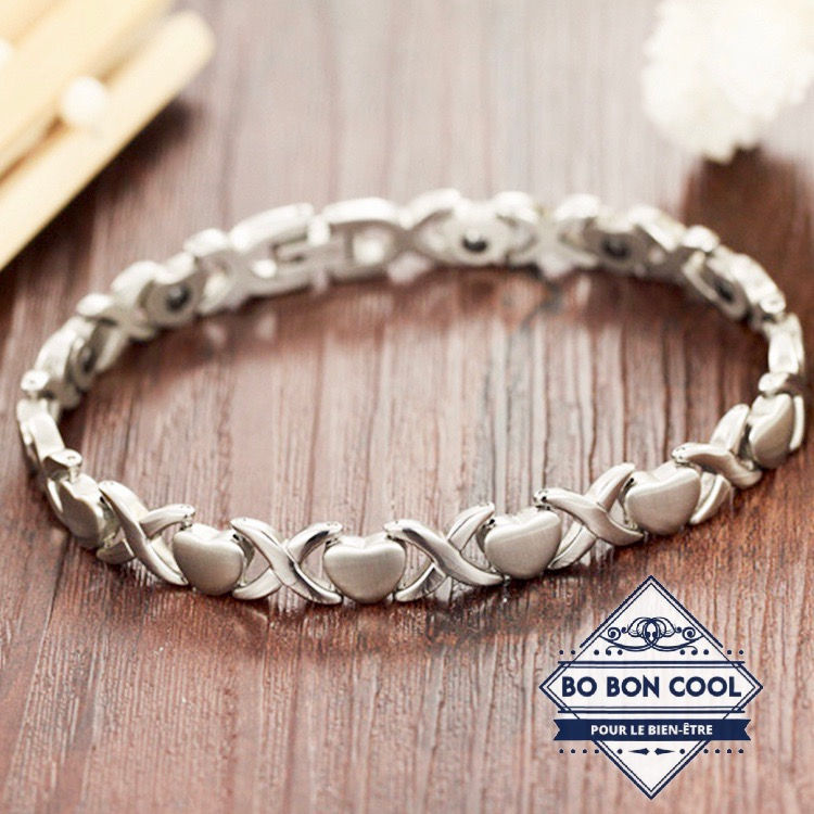 Miniature : Bracelet magnétique forme de Coeur BBC010