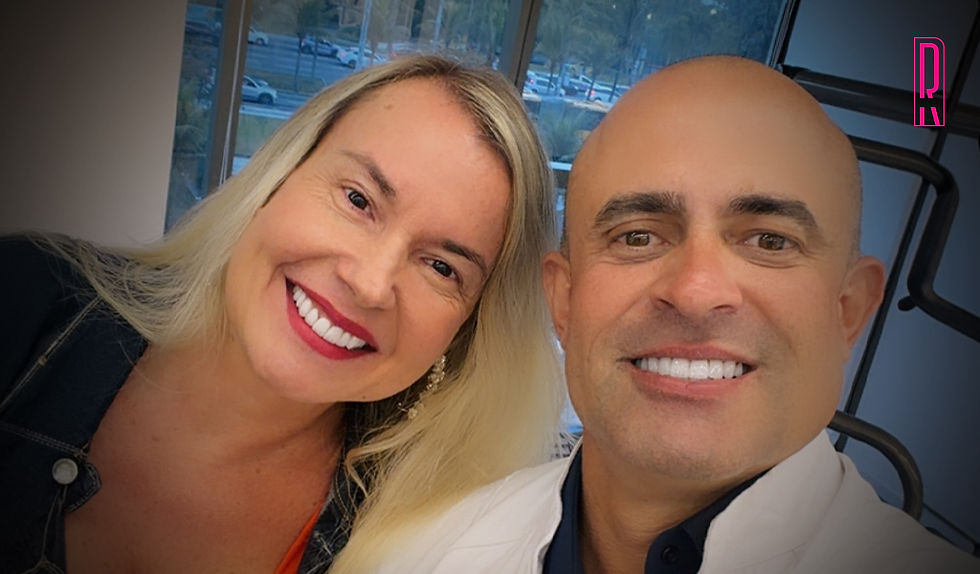 Andréia de Carvalho e Dr. Rody