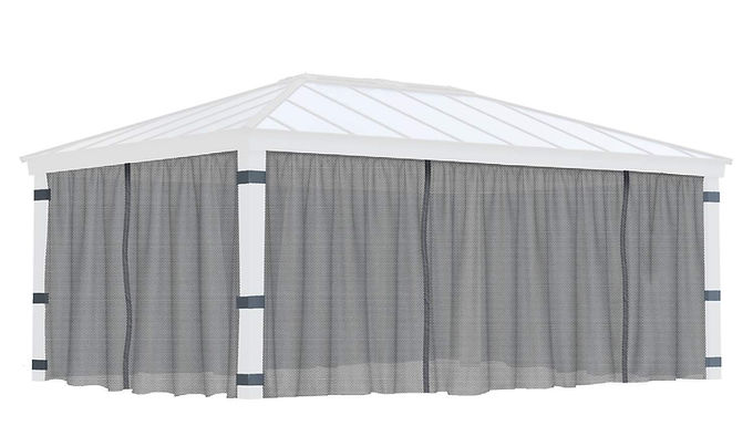 רשתות נגד יתושים לגזיבו 4.3x6.1 Dallas