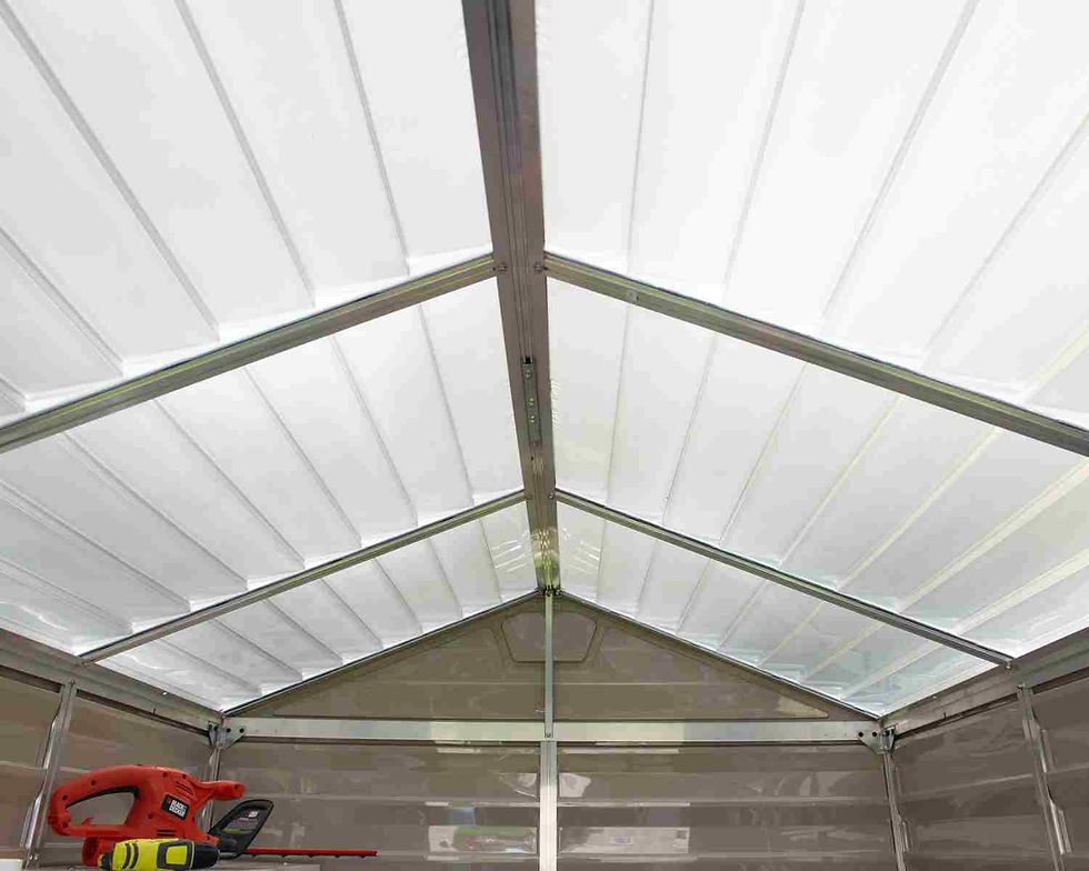 תמונה ממוזערת: מחסן גינה SKYLIGHT קרם 1.2x1.8