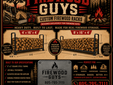 Red Oak Firewood Delivery in Santa Barbara County