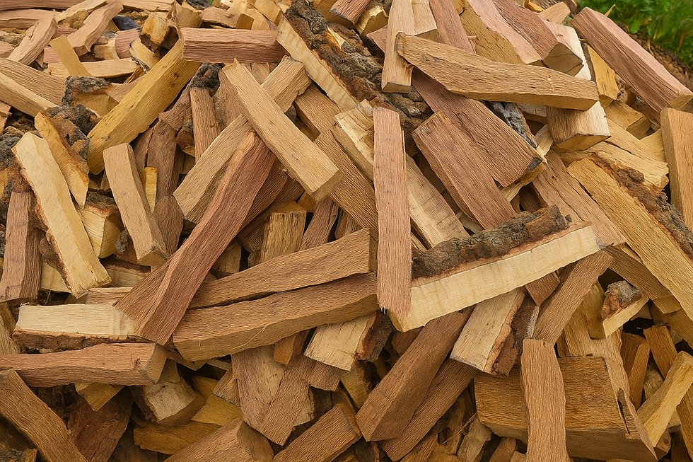 Thumbnail: Pile of premium split and seasoned white oak firewood Ventura Firewood Guys