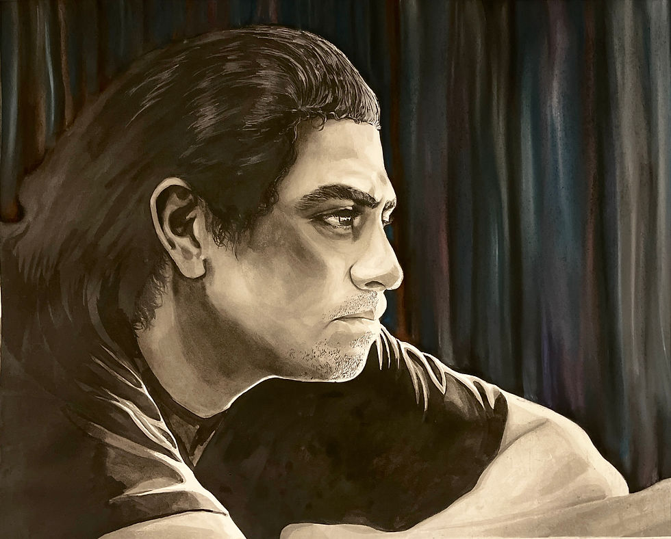 "Artist Inspiration Portrait (Francis Bacon)"