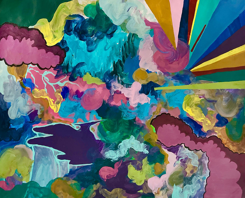 "Acrylic Swirls"