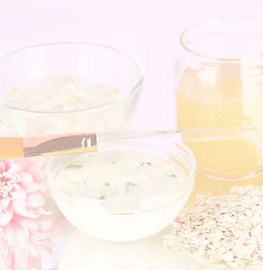 Homemade facial masks with natural ingre