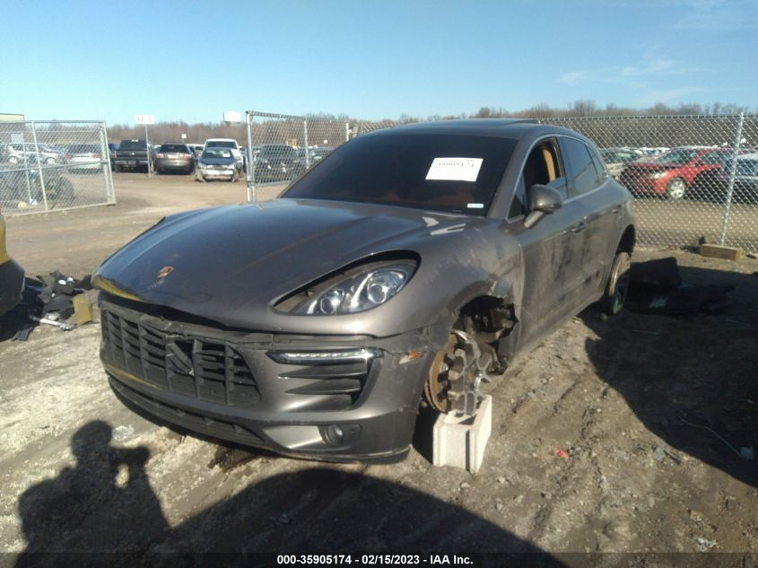 Thumbnail: PORSCHE MACAN 2016 Gray S VIN: WP1AB2A5XGLB53786