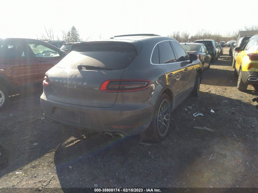 Thumbnail: PORSCHE MACAN 2016 Gray S VIN: WP1AB2A5XGLB53786