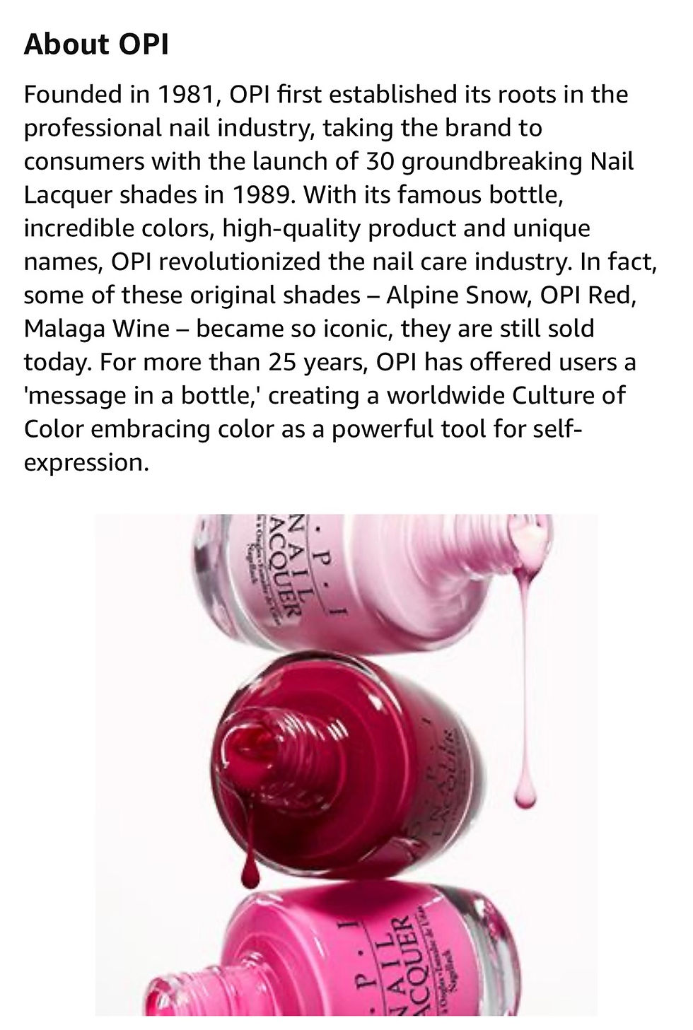 Thumbnail: OPI nail lacquer 