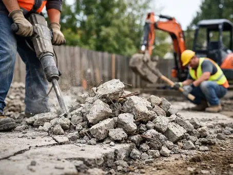How to Remove Old Concrete Safely and Properly