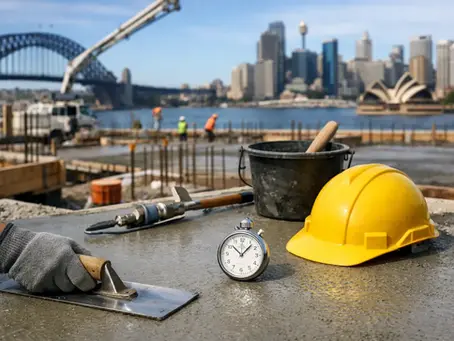 Concrete Curing Time Guide for NSW Projects