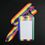 Thumbnail: Rainbow Pride Lanyard and Cardholder