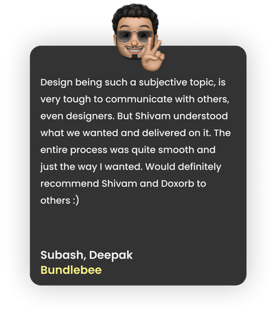 An Image of service review of Doxorb from Deepak Subash.