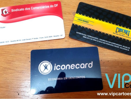 VIP Cartões | Produções | Cartão de Convênio PVC | Tag de Bagagem em PVC | Cartão PVC Personalizado