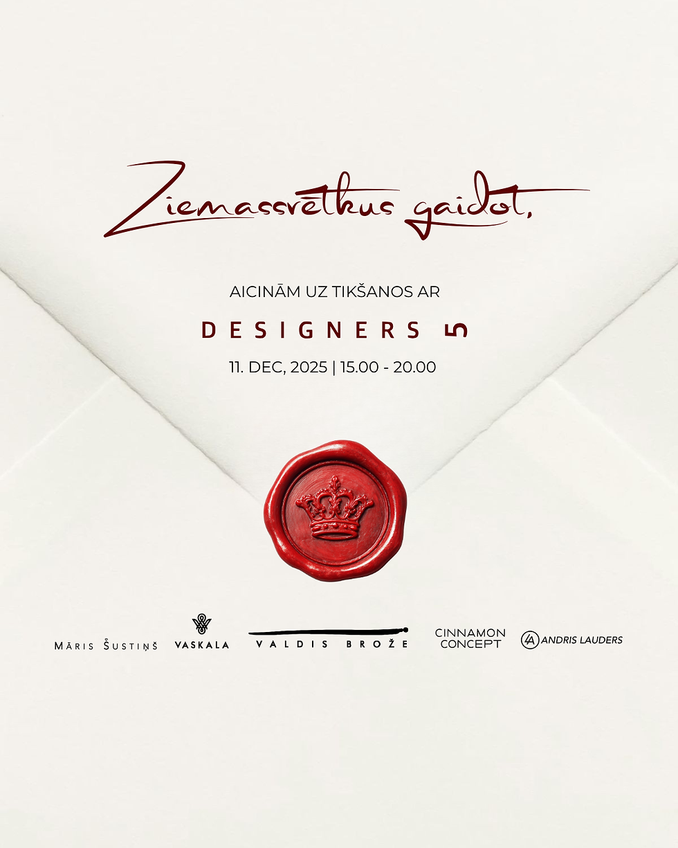 Dizaineri 5 Ziemassvētku pēcpusdiena 11.decembrī