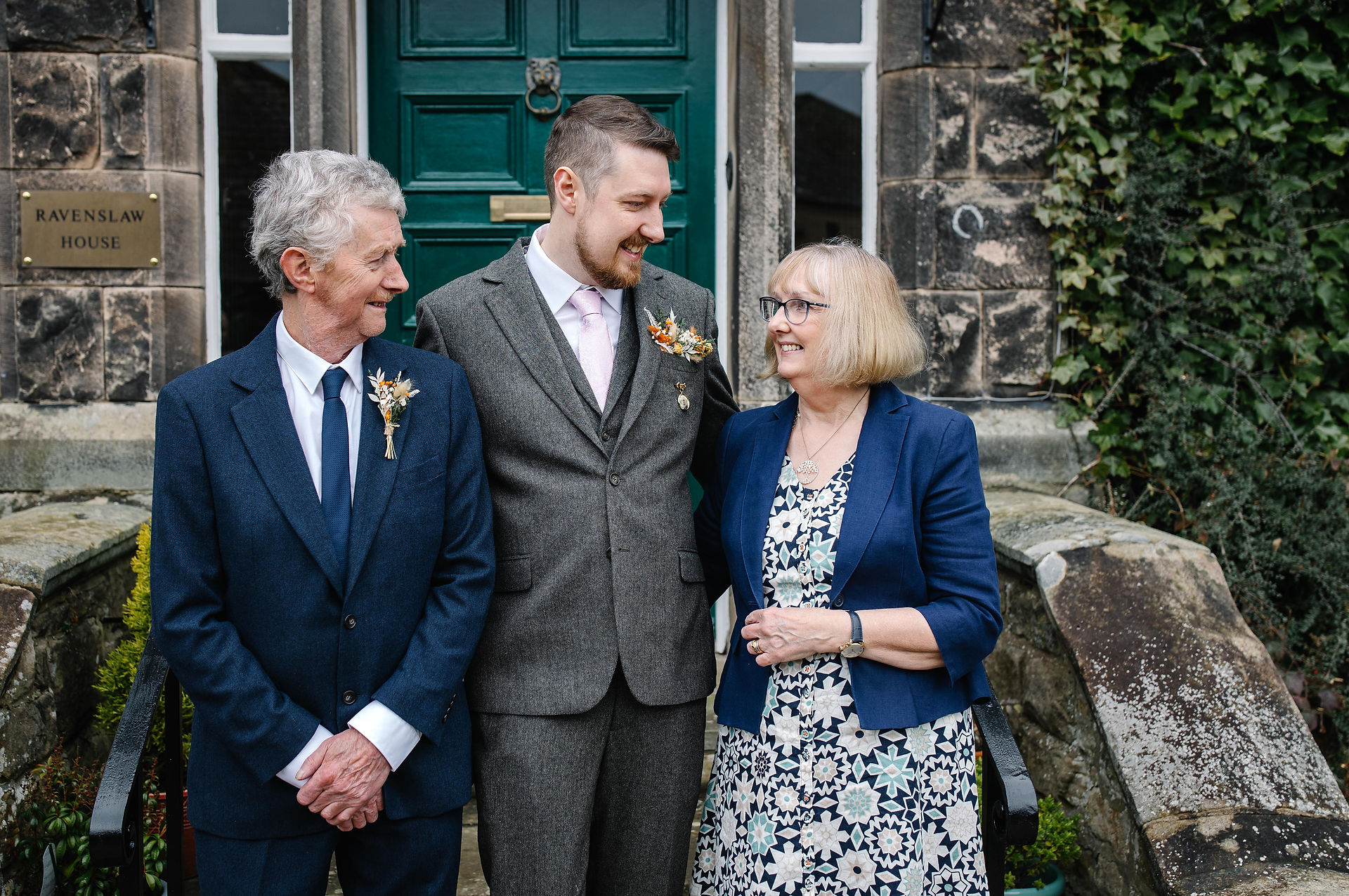 Proud parents of the groom