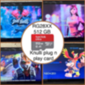 512 GB RG28XX micro SD card Knulli Gladiator II cfw