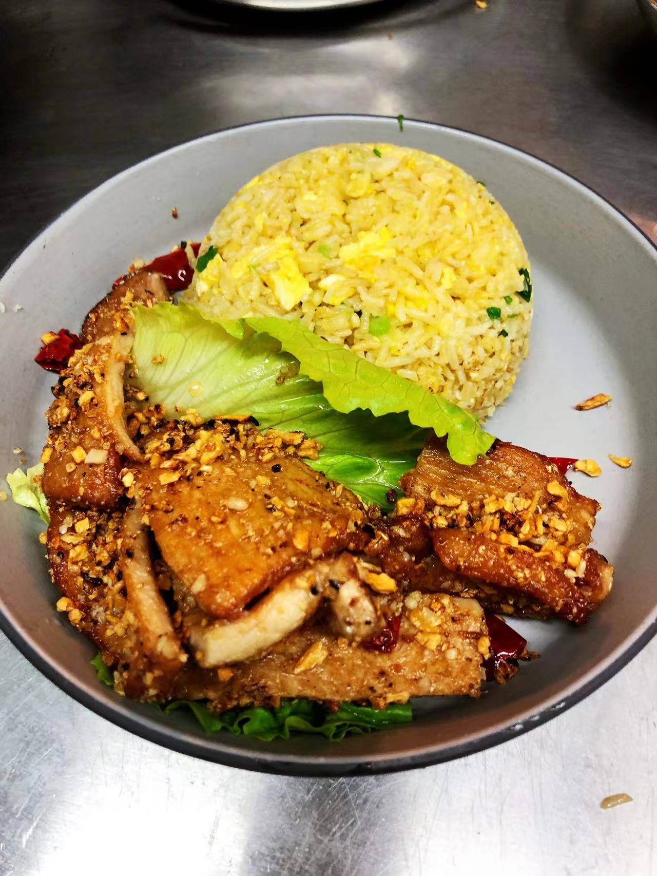 Arranged Food and Objects