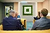 Four Navakka´s emplyees sitting and talking