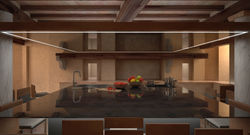 Villa toscana: cucina