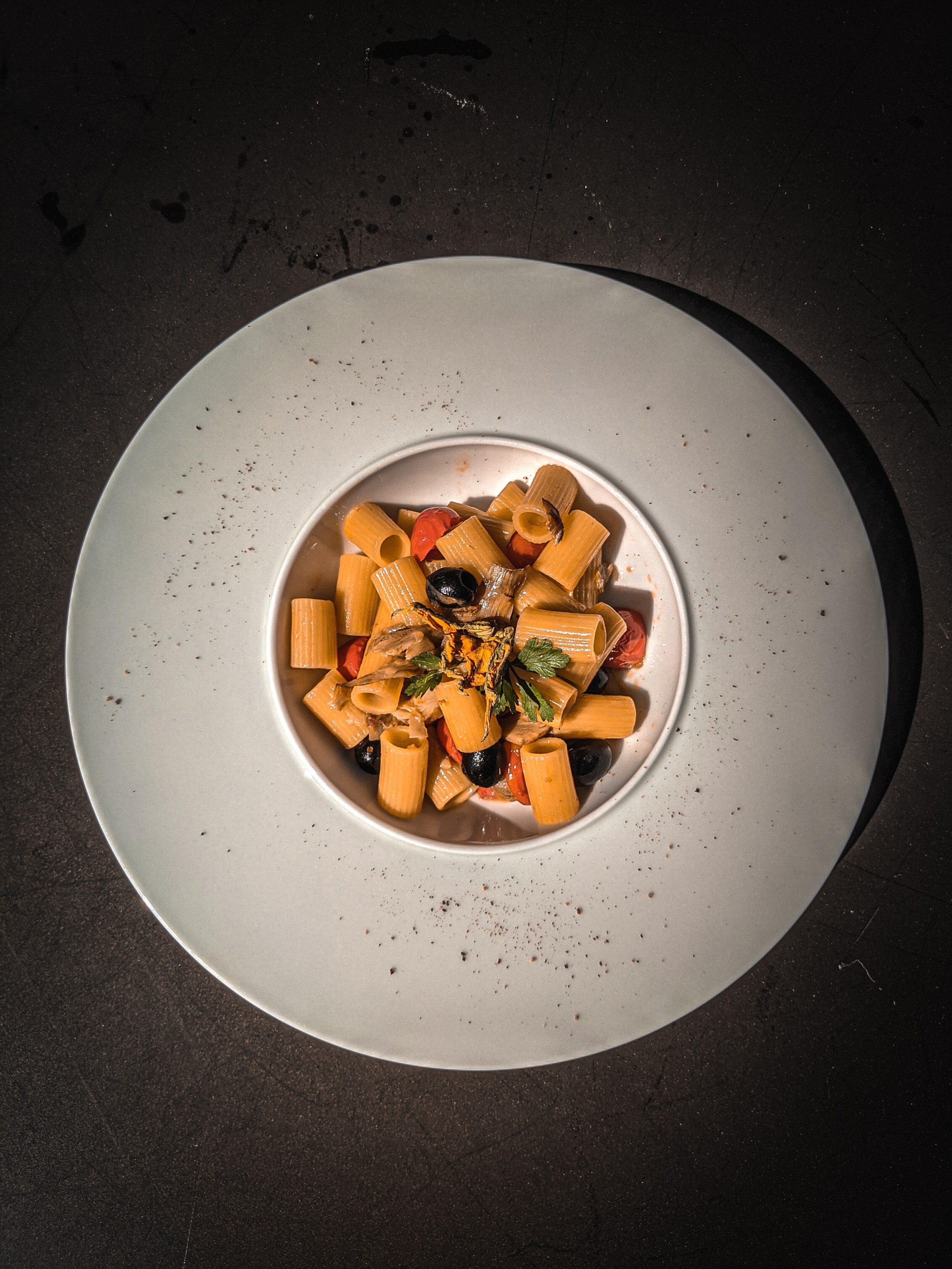 Arranged Food and Objects