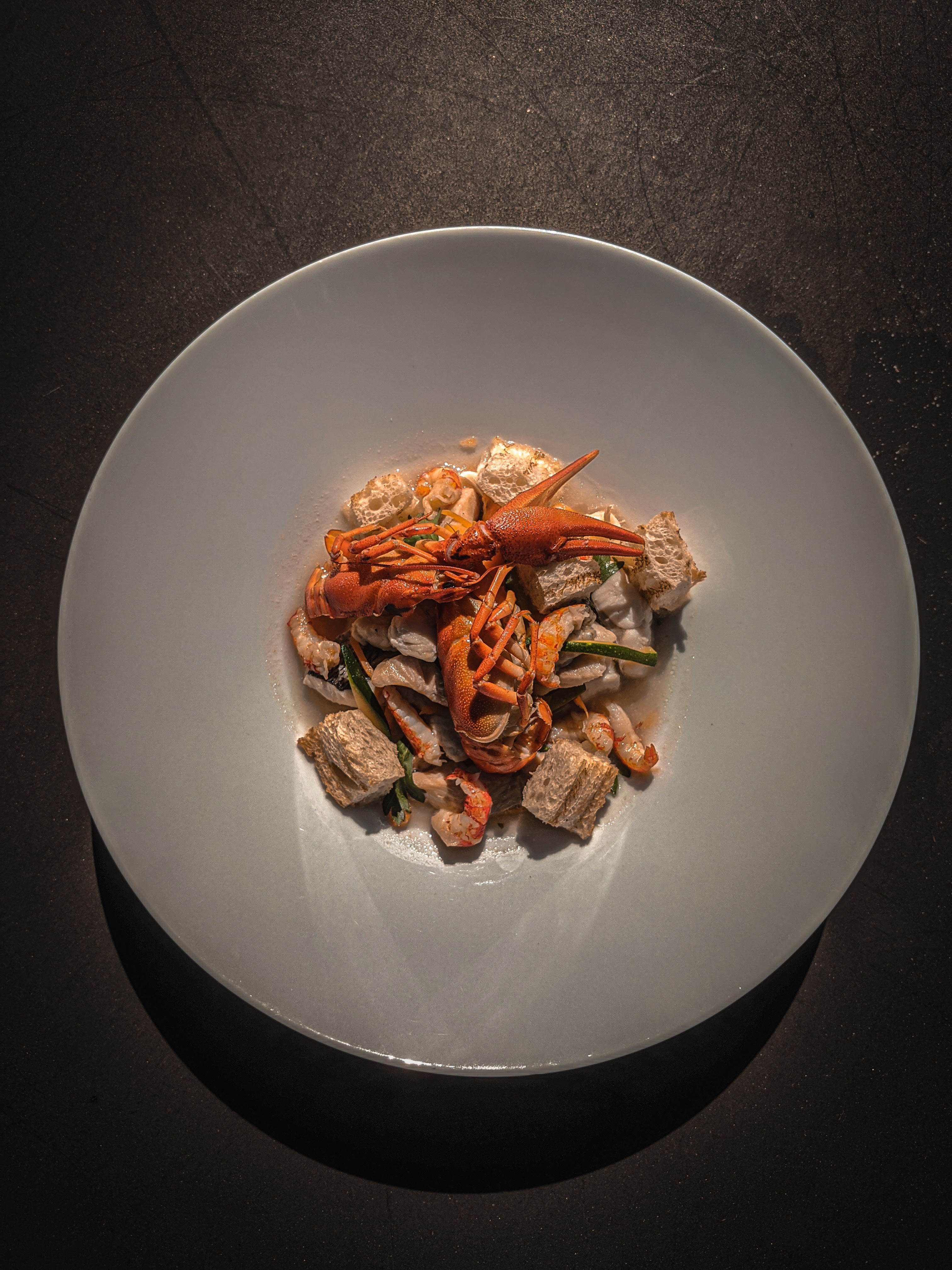 Arranged Food and Objects