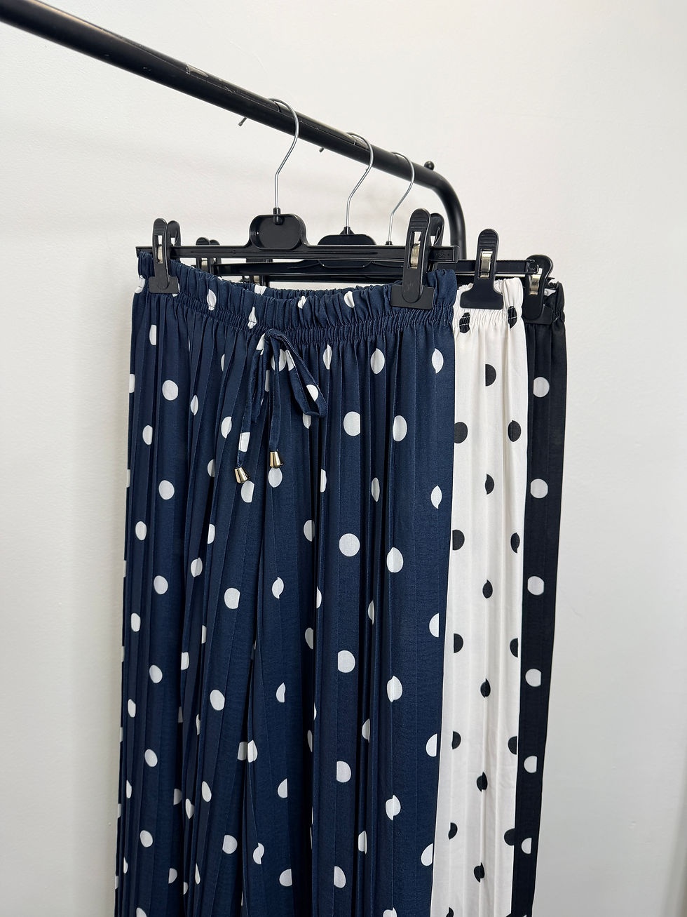 Thumbnail: Polka Dot Wide Leg Trousers 